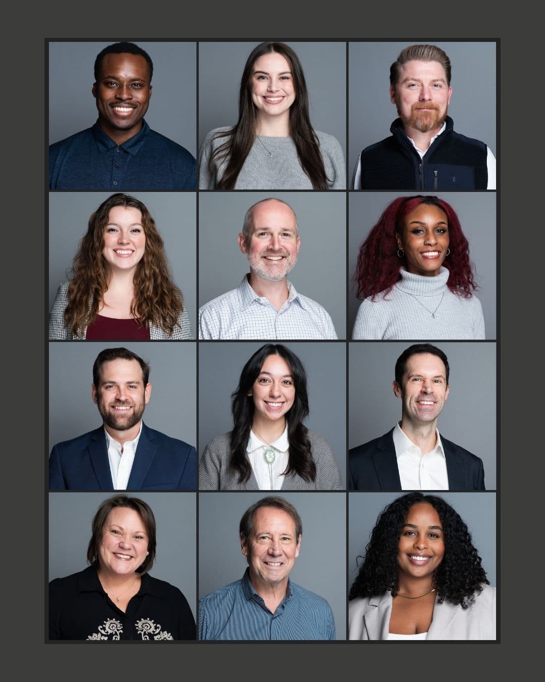 Team headshots for Ampersand, photographed on location in Atlanta